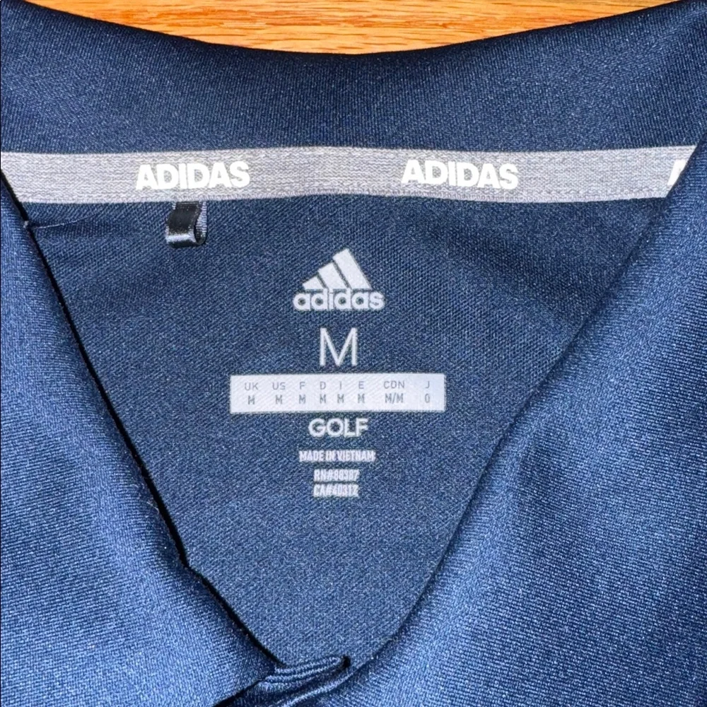 Men’s Adidas Golf Colorblock Polo Navy Medium